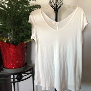 White Maurices V-Neck Tee